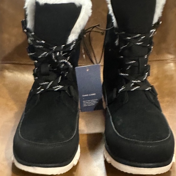 Women’s Corrie Winter Hiker Boots-Universal Thread- Jet Black - Picture 2 of 5